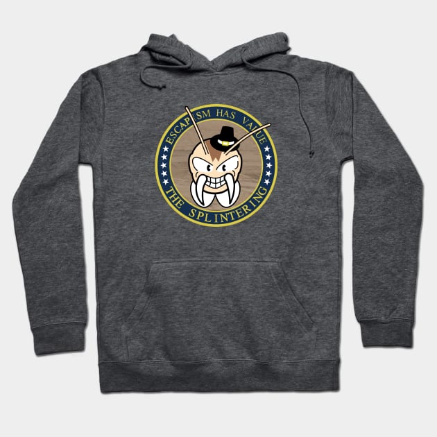 The Splintering Thanksgiving Pilgrim Logo Hoodie by The Splintering